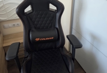 Геймърски стол Cougar Armor S употребяван, черен